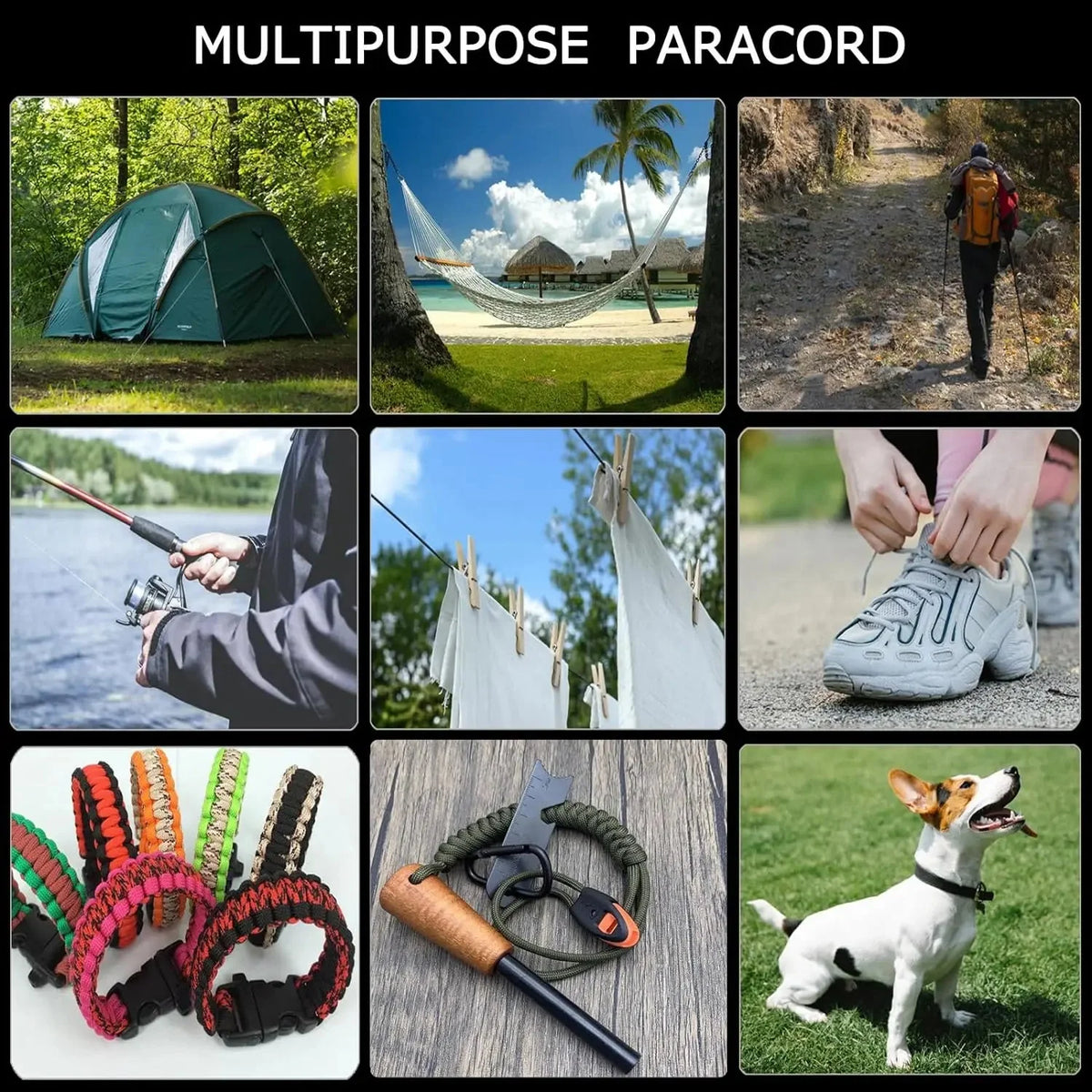 9-Core 650lb Paracord | Tactical Survival Rope